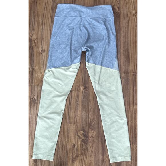 Outdoor Voices Womens‎ Athletic Leggings Yellow/Blue Colorblock Size Medium - Picture 2 of 6